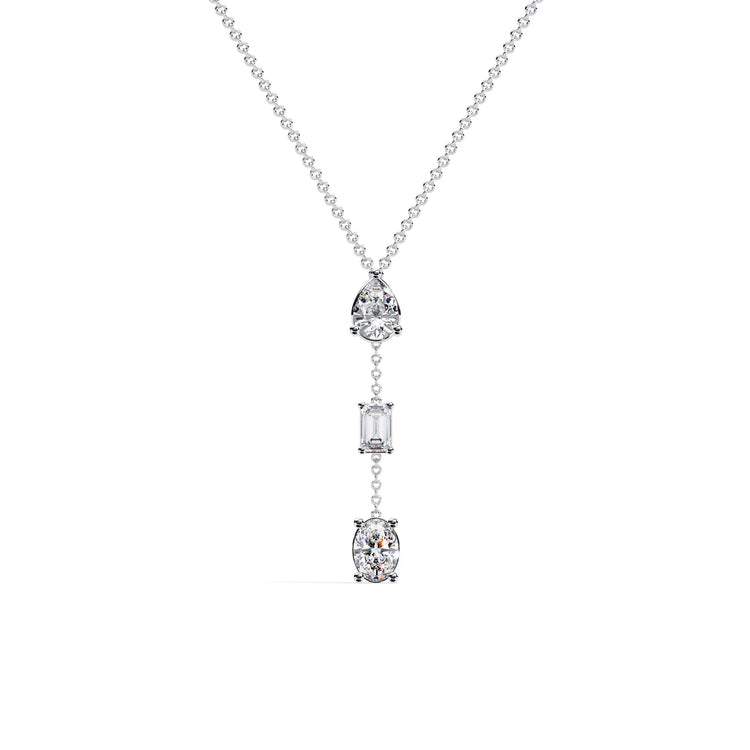 Celestial Trio Moissanite Necklace