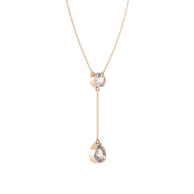 Radiant Drop Lab Diamond Necklace