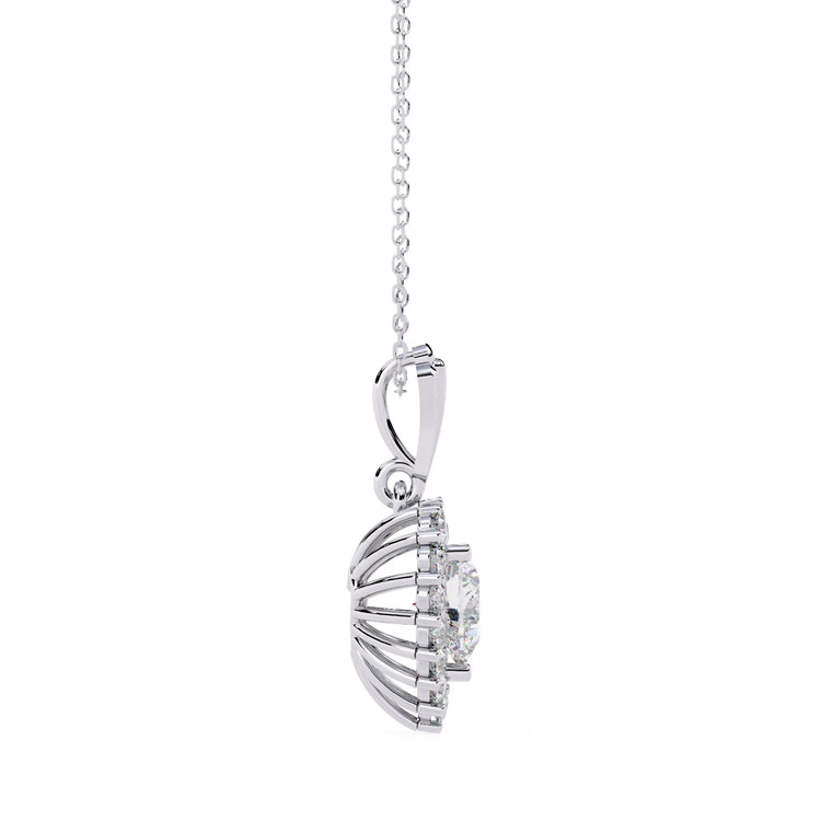 Timeless Heart Shaped Moissanite Necklace