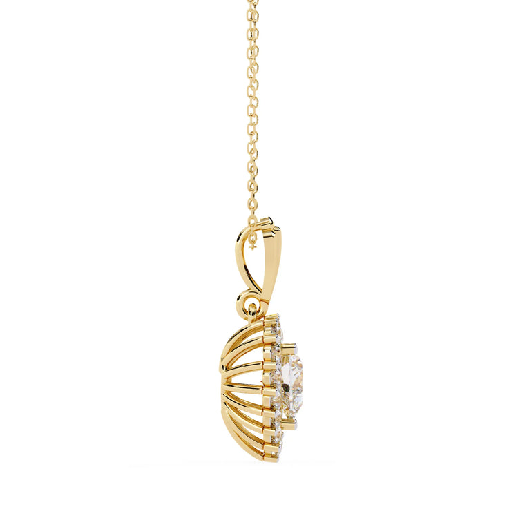 Timeless Heart Shaped Moissanite Necklace