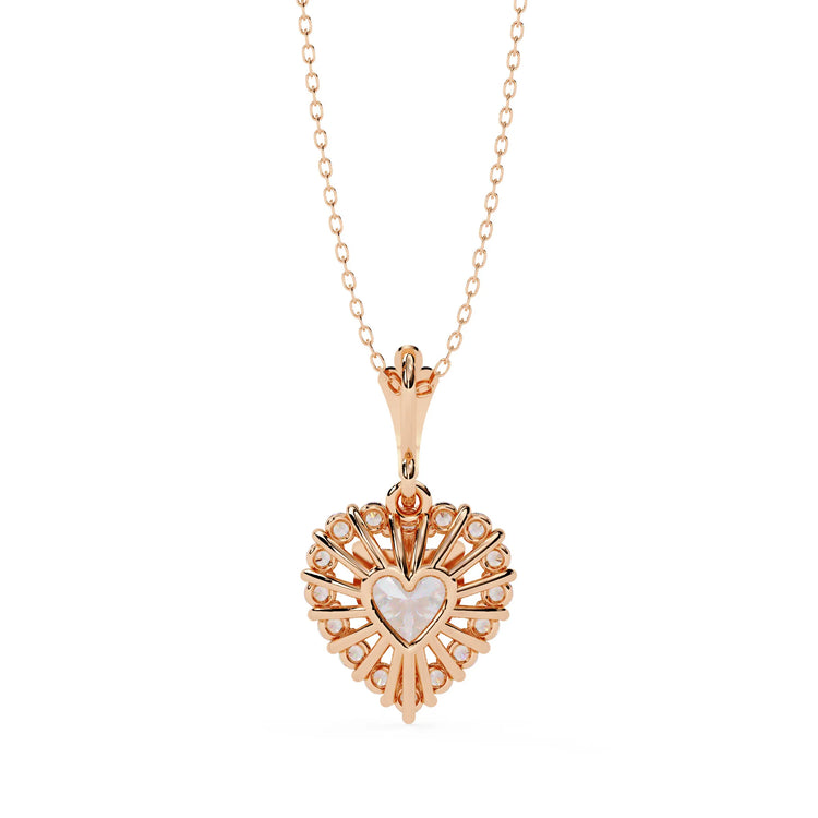 Timeless Heart Shaped Moissanite Necklace