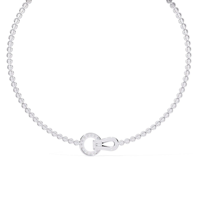 Luxe Loop Moissanite Necklace