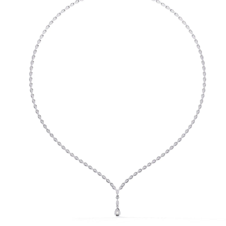 Moissanite Teardrop Necklace