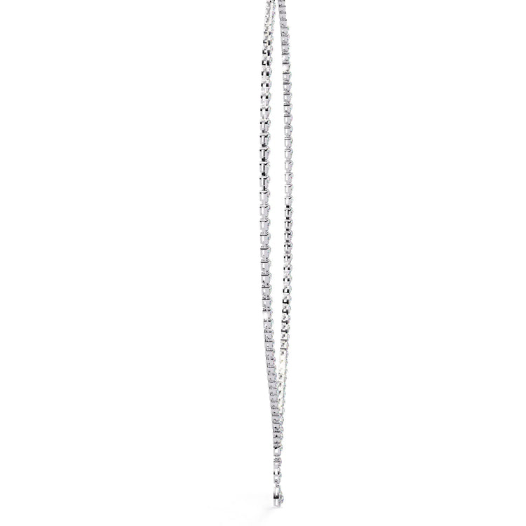 Lab Diamond Teardrop Necklace