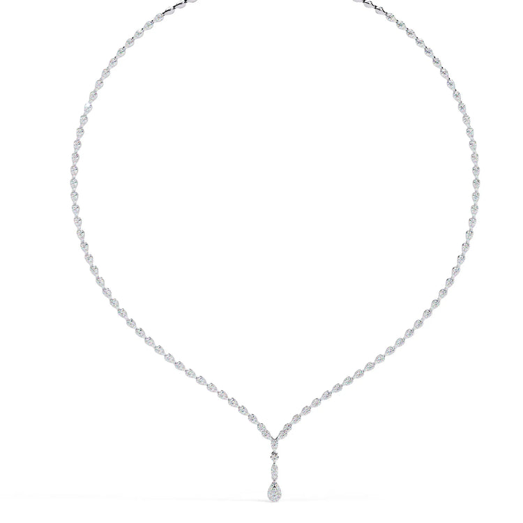 Moissanite Teardrop Necklace