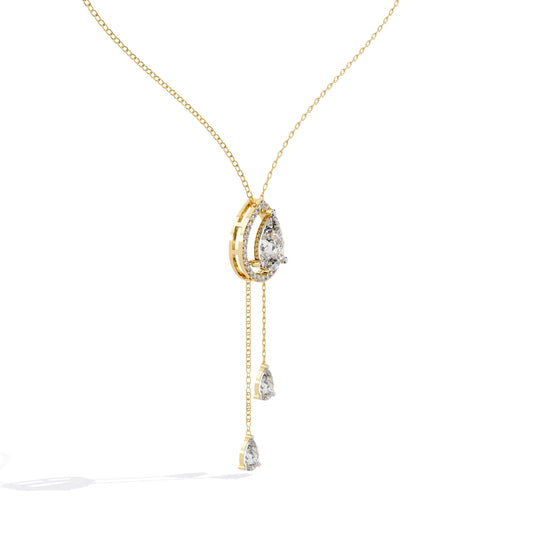 Eternal Raindrop Lab Diamond Necklace