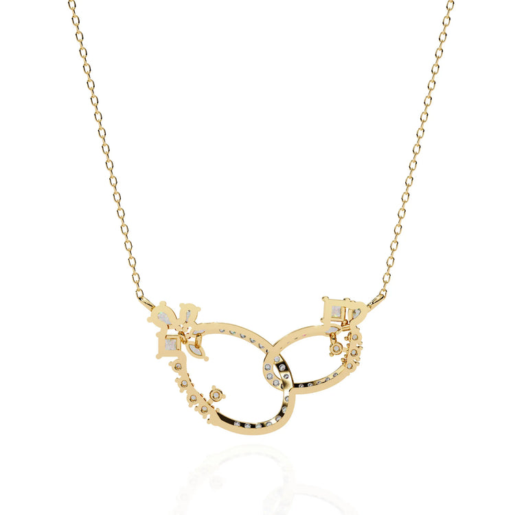 Floral Eternity Lab Diamond Necklace