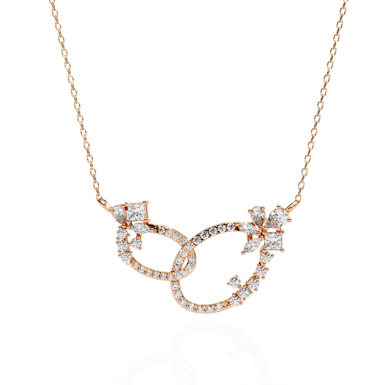 Floral Eternity Lab Diamond Necklace