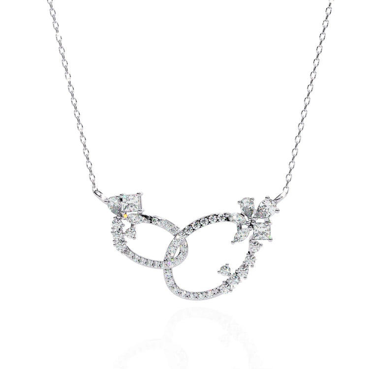 Floral Eternity Lab Diamond Necklace