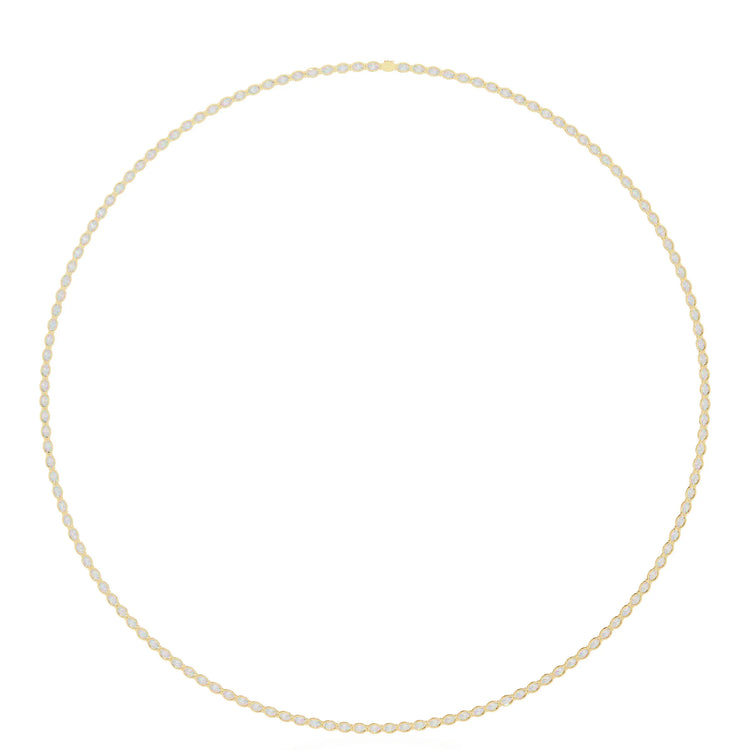 Radiant Rounds Tennis Lab Diamond Necklace
