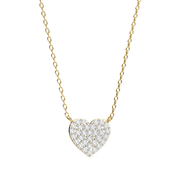 Love Glow Moissanite Heart Pendant