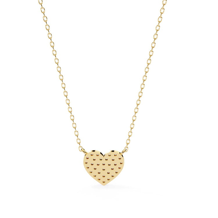 Love Glow Lab Diamond Heart Pendant
