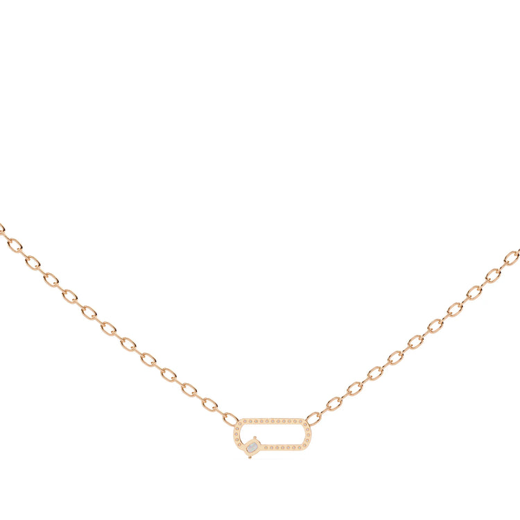 Modern Elegance Moissanite Pendant