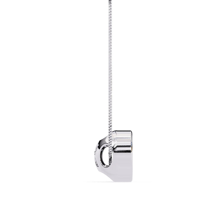 Round Cut Classic Lab Diamond Solitaire Pendant
