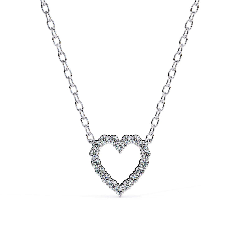 Heart Shape Lab Diamond Pendant