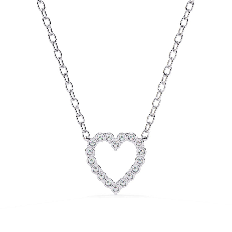 Heart Shape Lab Diamond Pendant