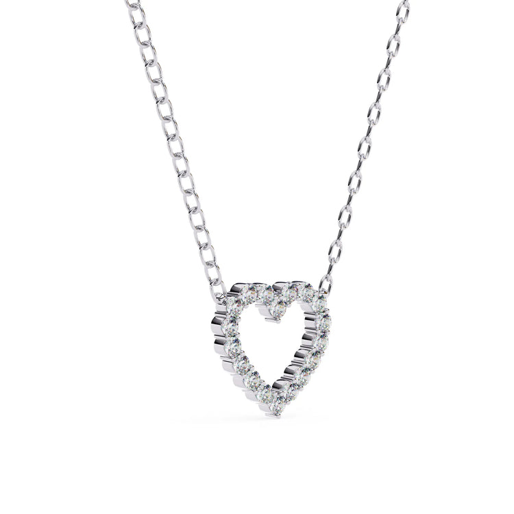 Heart Shape Lab Diamond Pendant