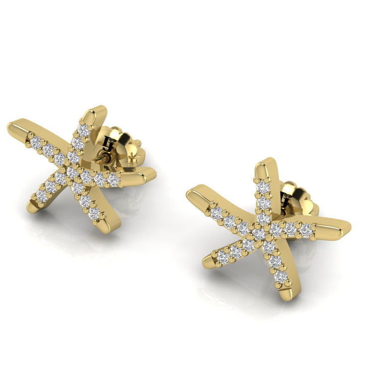 Starfish Lab Diamond Stud Earring