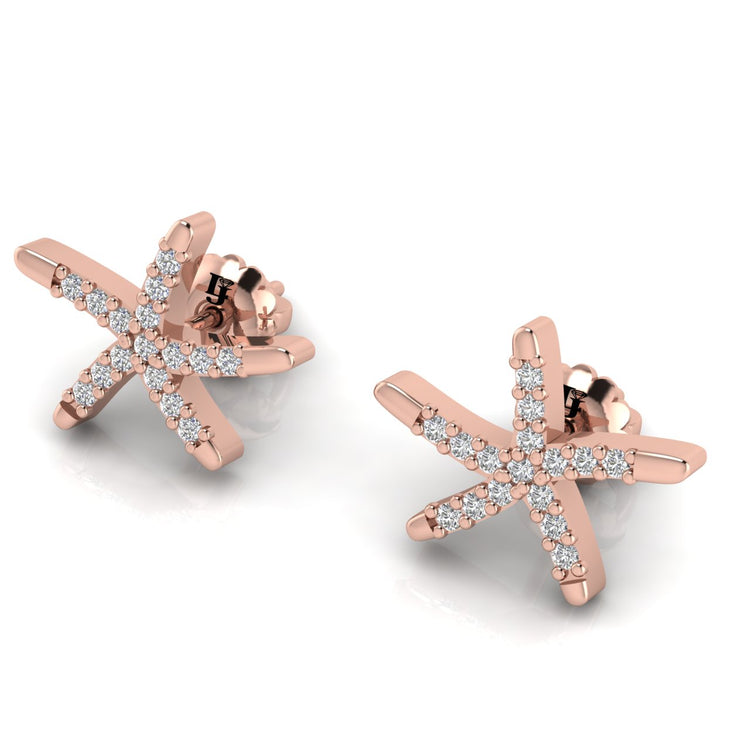 Starfish Lab Diamond Stud Earring