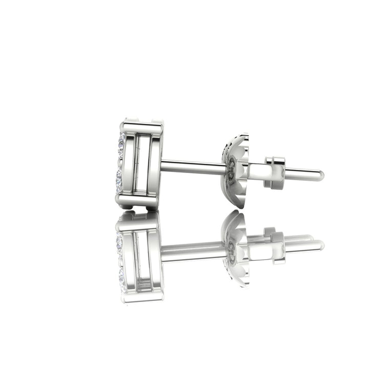 Flower Cluster Moissanite Earring