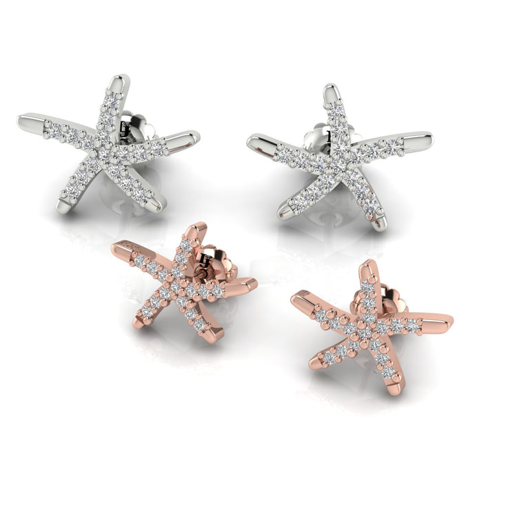 Starfish Lab Diamond Stud Earring