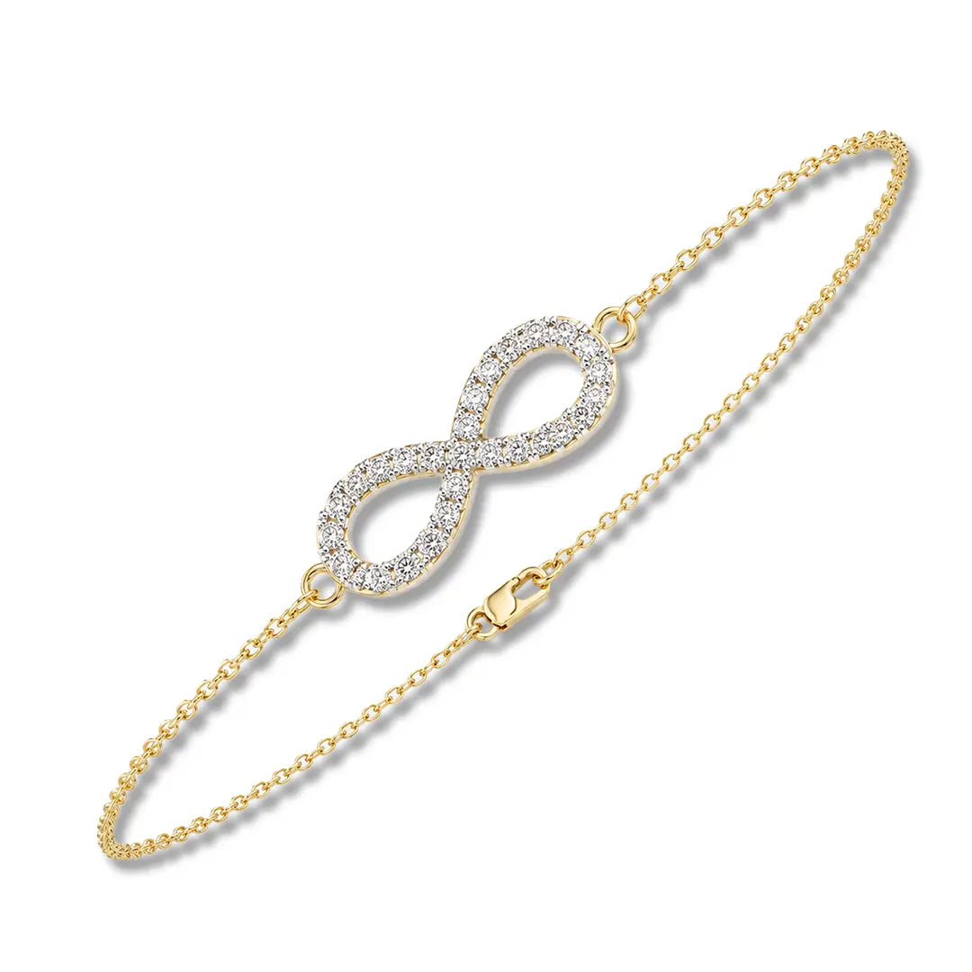 Eternal Love Infinity Lab Diamond Bracelet