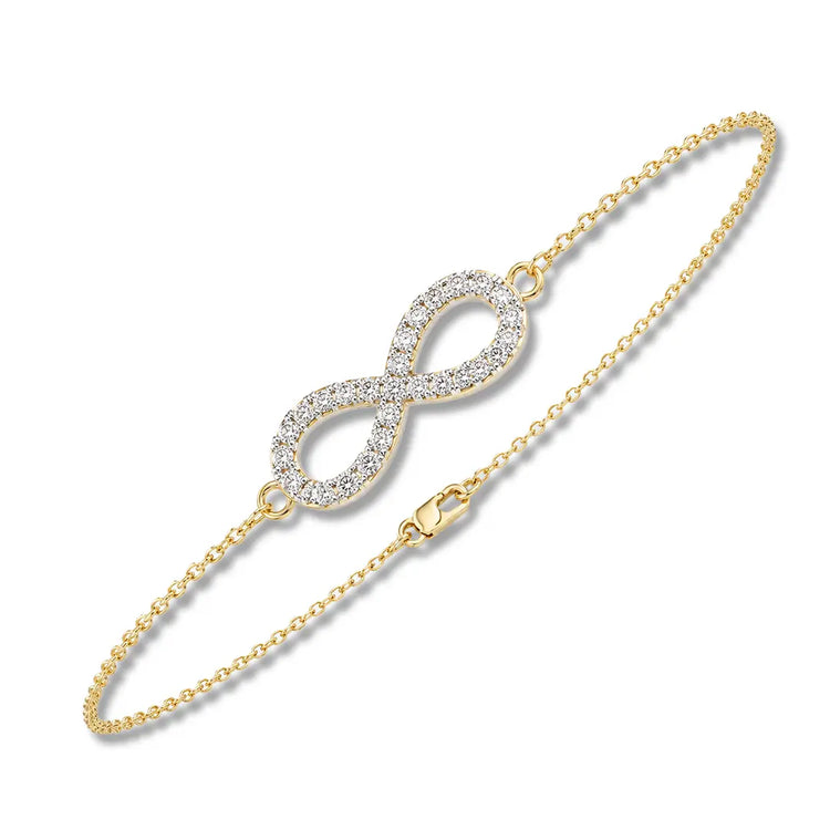 Eternal Love Infinity Lab Diamond Bracelet