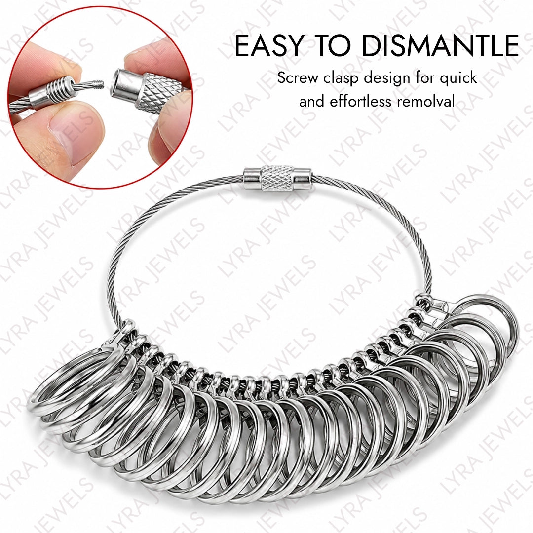 Ring Sizer Measuring Tool Kit