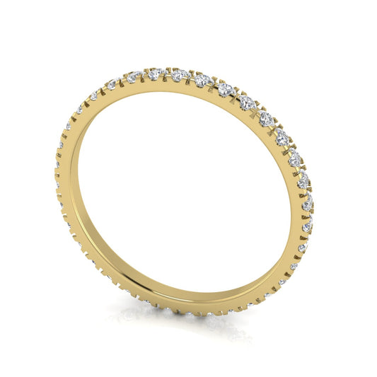 Full Eternity Lab Diamond Wedding Ring