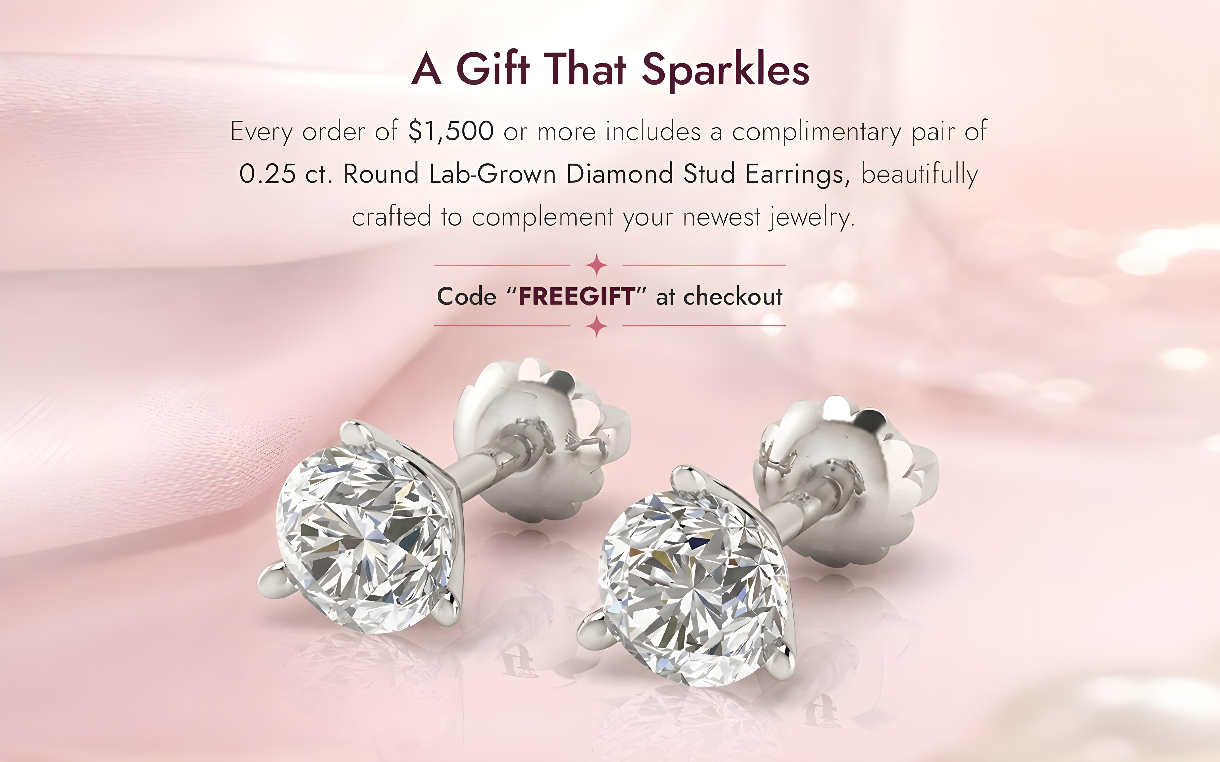 4 Prong Lab Grown Diamond Engagement Rings