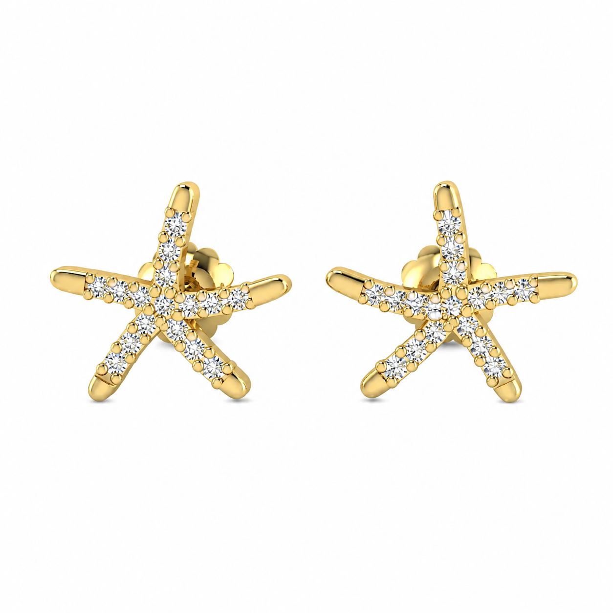 Starfish Lab Diamond Stud Earring