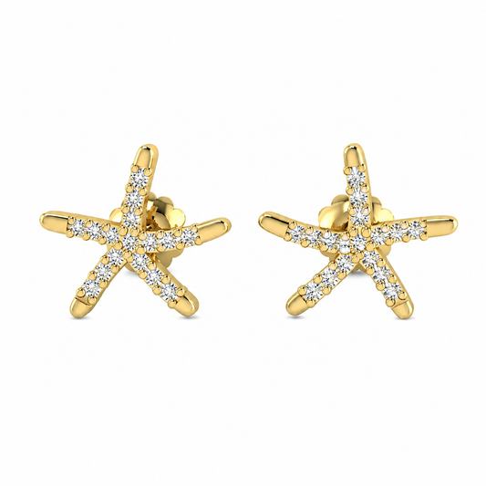 Starfish Lab Diamond Stud Earring