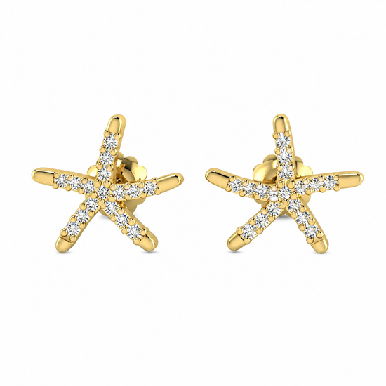 Starfish Lab Diamond Stud Earring