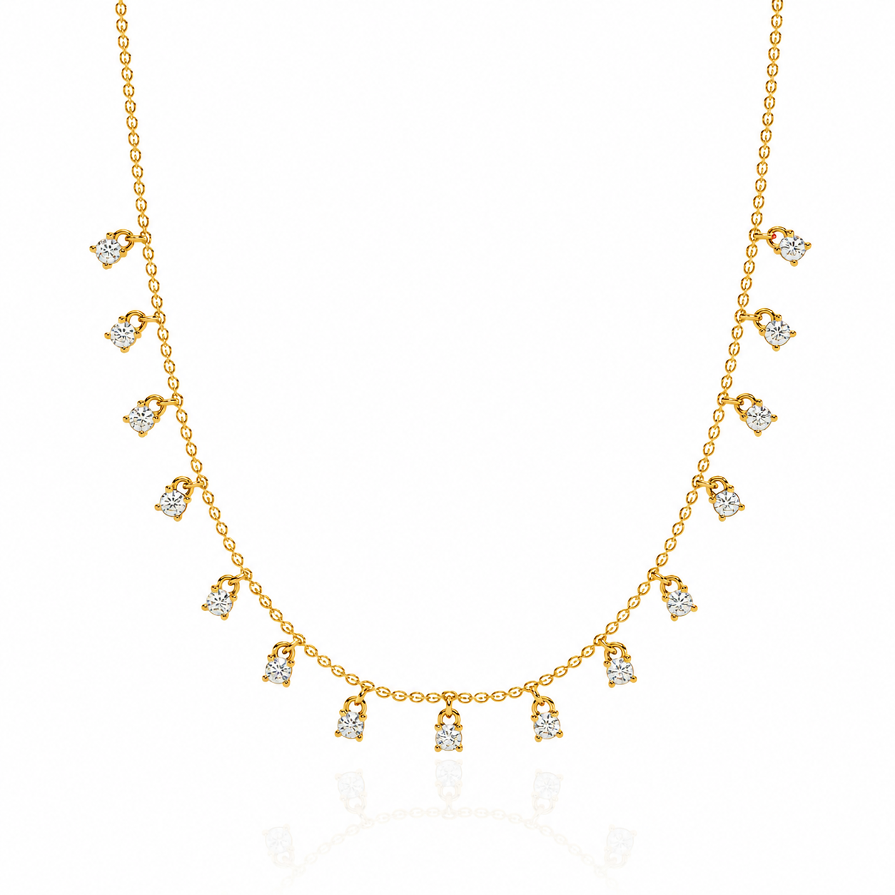 Classic Cascade Lab Diamond Necklace