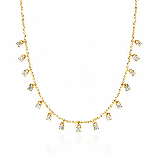 Classic Cascade Lab Diamond Necklace