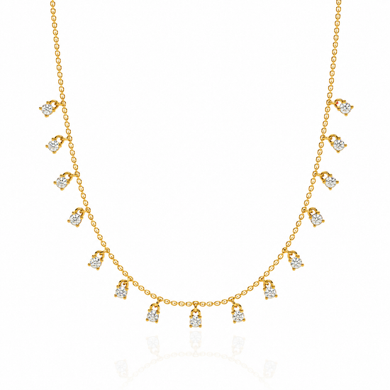 Classic Cascade Lab Diamond Necklace