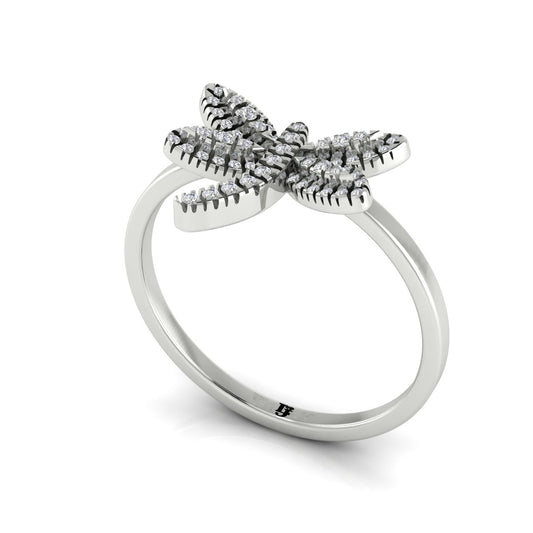 Classic Pave Dragonfly Ring
