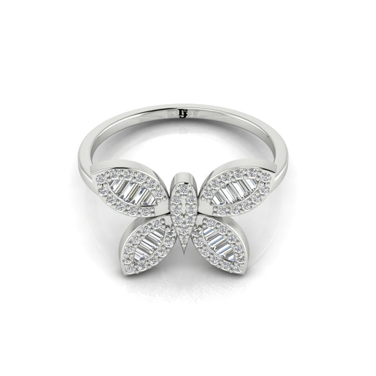 Classic Pave Butterfly Ring