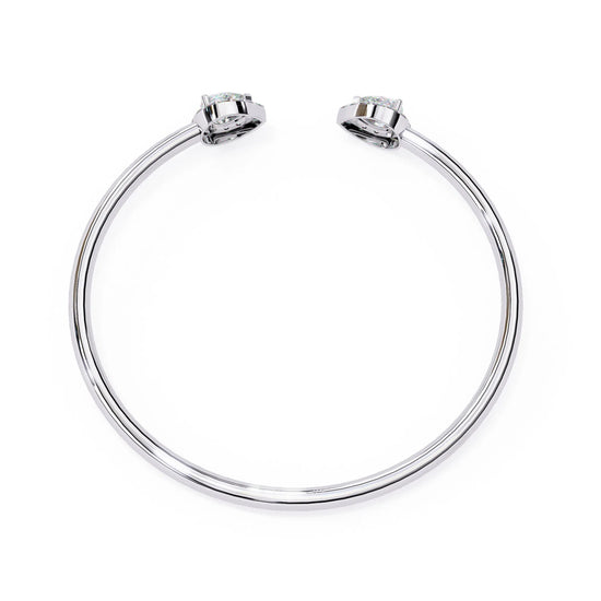 Dewdrop Duo Twinkling Lab Diamond Bracelet