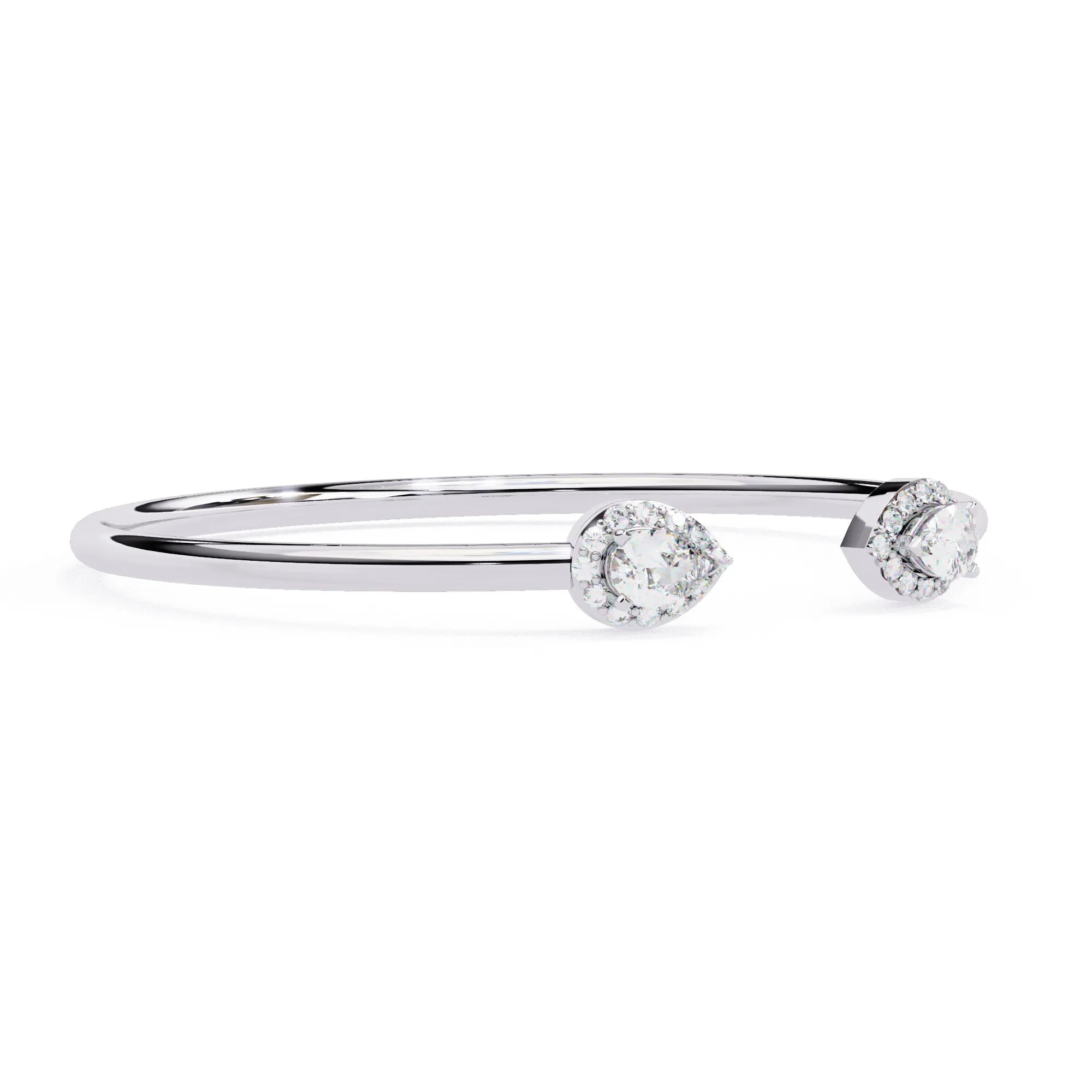 Dewdrop Duo Twinkling Lab Diamond Bracelet