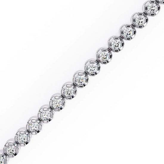 Eternal Elegance Lab Diamond Tennis Bracelet