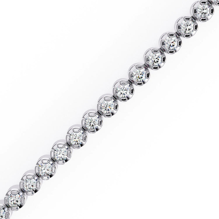 Eternal Elegance Lab Diamond Tennis Bracelet