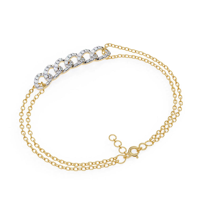 Dazzling Chain Link Lab Diamond Bracelet