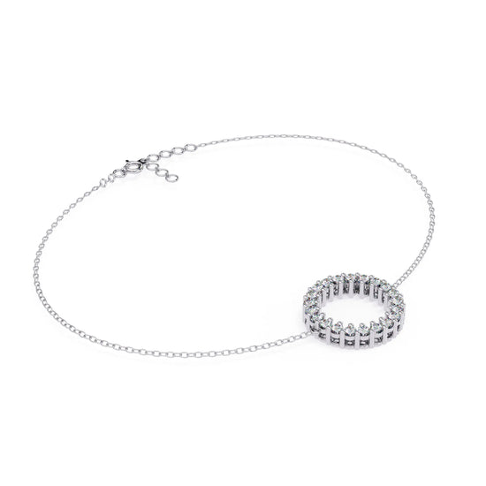 Luminous Circle Lab Diamond-Accented Bracelet