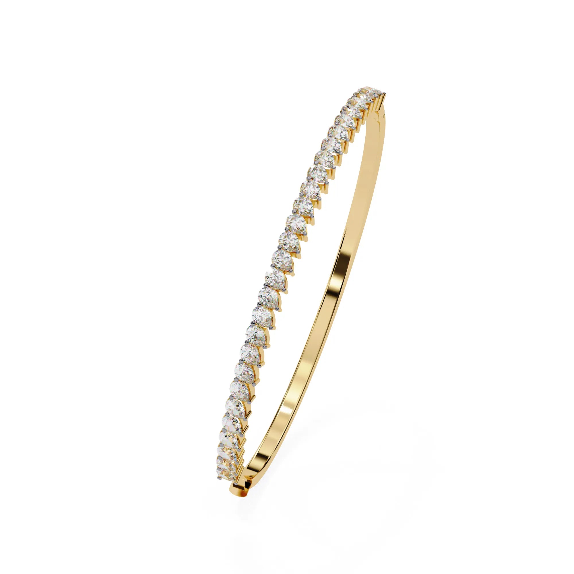 Elegant Moissanite Line Bracelet