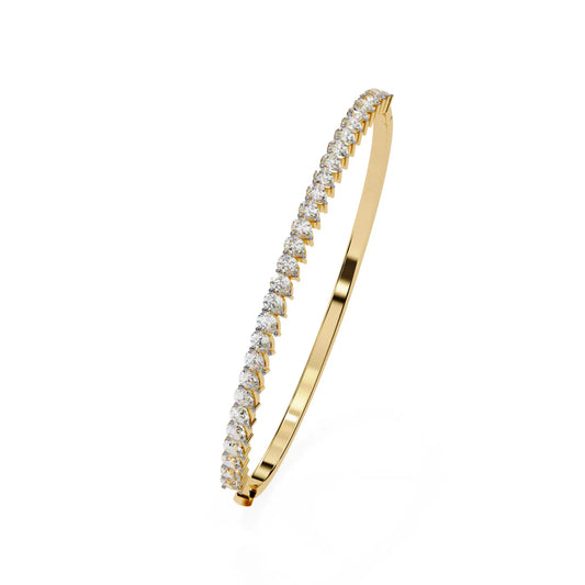 Elegant Lab Diamond Line Bracelet