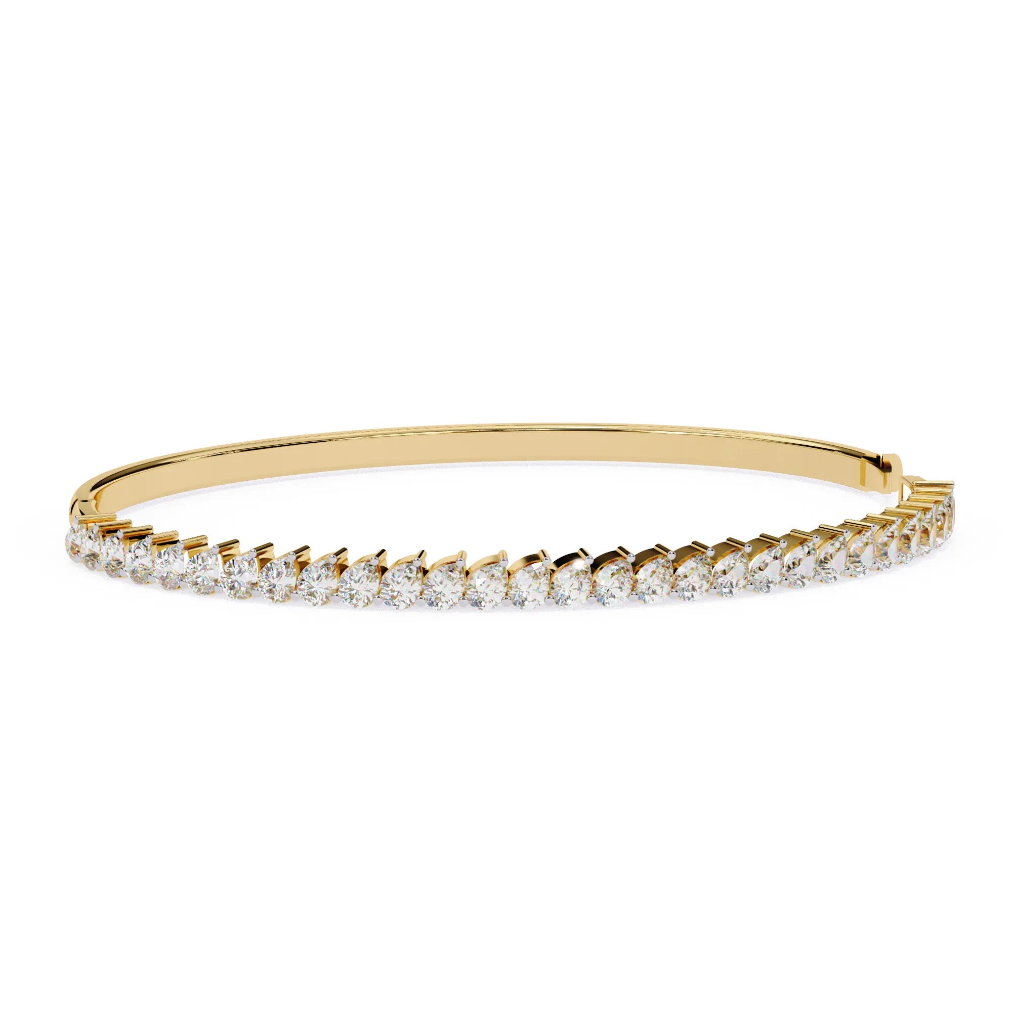 Elegant Lab Diamond Line Bracelet