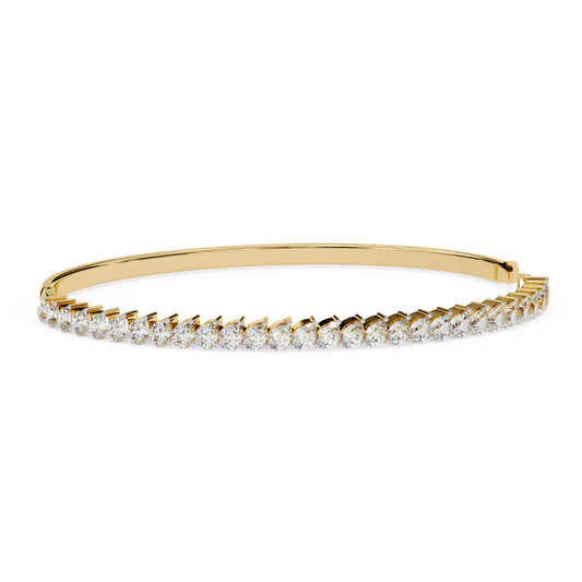 Elegant Lab Diamond Line Bracelet