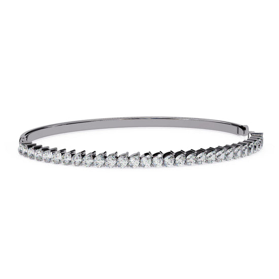 Elegant Moissanite Line Bracelet