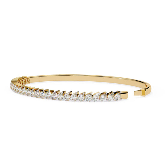 Elegant Moissanite Line Bracelet